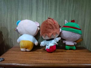 Cute Plush Doll Set