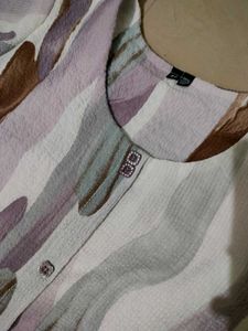 Elegant Abstract Print Kurta