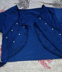 jeans top with shrug