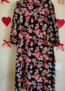 Floral Print Midi Dress