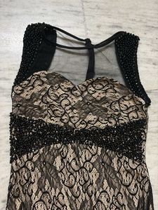 Elegant Lace Beaded Dress