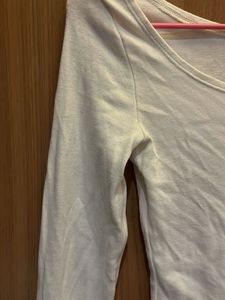 H&amp;M White Full Sleeve Top🤍