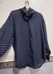Classic Polka Dot Blouse