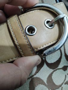 Coach Signature Canvas Shoulder Bag