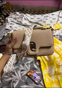 Beige Crossbody Bag