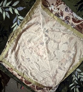 Beautiful Embroidered Dupatta with Tassels