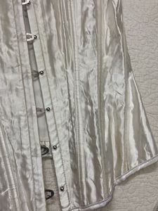 White Satin Corset