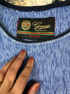 Stylish Blue Pullover Sweater