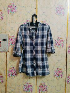 🇳🇿💫🎀Chic Plaid Button-Down Shirt Dress