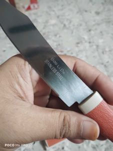 Orange Handle Kitchen Knife