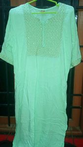 Pista Green beautiful kurti
