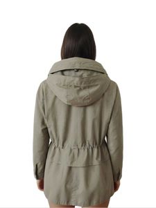 Made In Vietnam Khaki Hooded Anorak Jacket