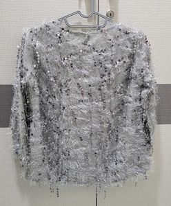 Sparkly Tassel &amp; Sequin Top