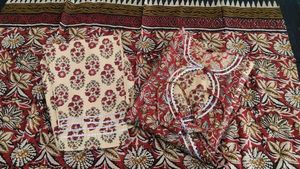 Cotton Angrakha Anarkali Suit