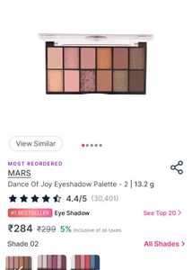 MARS Dance of Joy Eyeshadow Palette