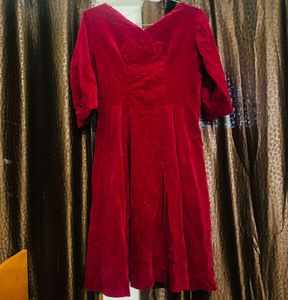 SALE🎉 Red Velvet Dress