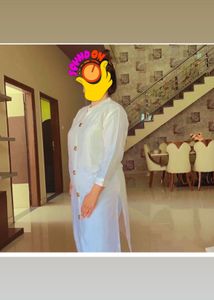 Plain White Kurta