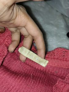 Maroon Knit Cardigan  Eten sweater (M size)