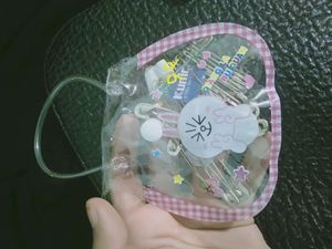 1 Unicorn Pouch And Safety Pin Pouch