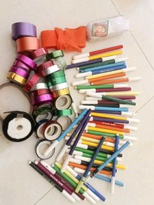 Craft Supply Bundle: Markers & Ribbons