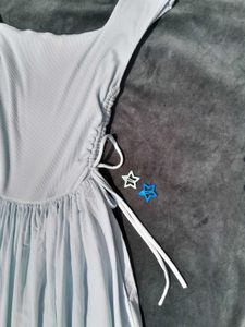 Light Blue Maxi Dress.