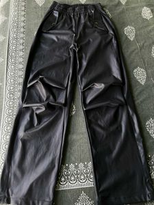 Baggy Faux Leather Pants