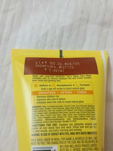 JOY Ubtan Tan Removal Face Wash