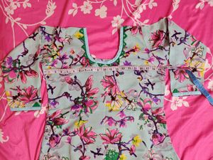 40 Or L Size Newly Stitched Cotton Kurti