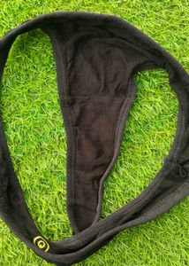Comfortable Black Thong Underwear