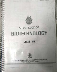 Biotechnology Textbook Class XII