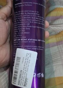 HILARY RHODA SUPER HOLD ALL DAY HAIR SPRAY