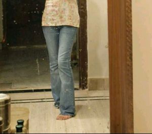 Flared Denim Jeans