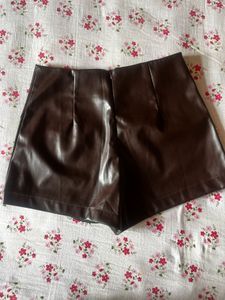 Chic Brown Long Sleeve Crop Top