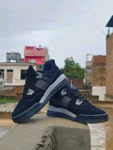 🐈BLACK CAT JORDAN RETRO 4 Shoes