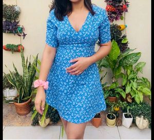 SSS Blue Floral Mini Dress