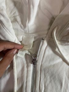 H&amp;M White Hoodie