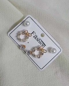 🎀(3)COMBO🎀SPARKLING STUD EARRINGS SET