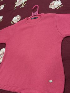 Chic Pink Crewneck Sweater( FREE DELIVERY )