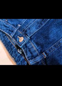 Stylish Blue Denim Cargo Pants