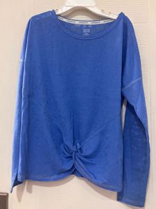 Marks & Spencer Blue Long Sleeve Top