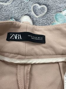 Elegant Beige Wide Leg Trousers
