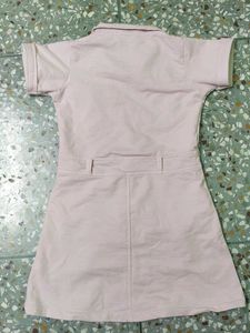 Cute Pink Cargo Dress