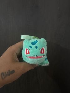 light-green Bulbasaur plush keychain