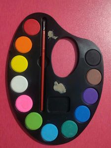 : 🎨 Vibrant 12-Color Watercolor Palette - Bilkul