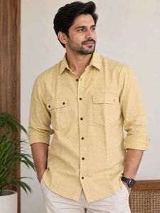 Blackberrys Men Textured Full Sleeve Shirt