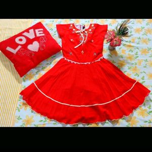 🆕Cute Red Frock ❤️