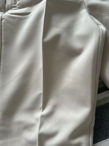 Cream Wide Leg Trousers