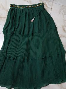 Embellished Emerald Green Blouse