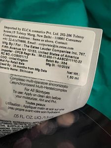 Clinique Moisture Surge&amp; Estee Lauder serum sample