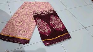 Luxurious Printed Saree With Unstitched Blouse